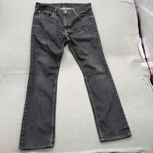 Levis 65504 Jeans Mens 36x34 (Measured 35/31) Blue Straight Leg Denim Zip Fly